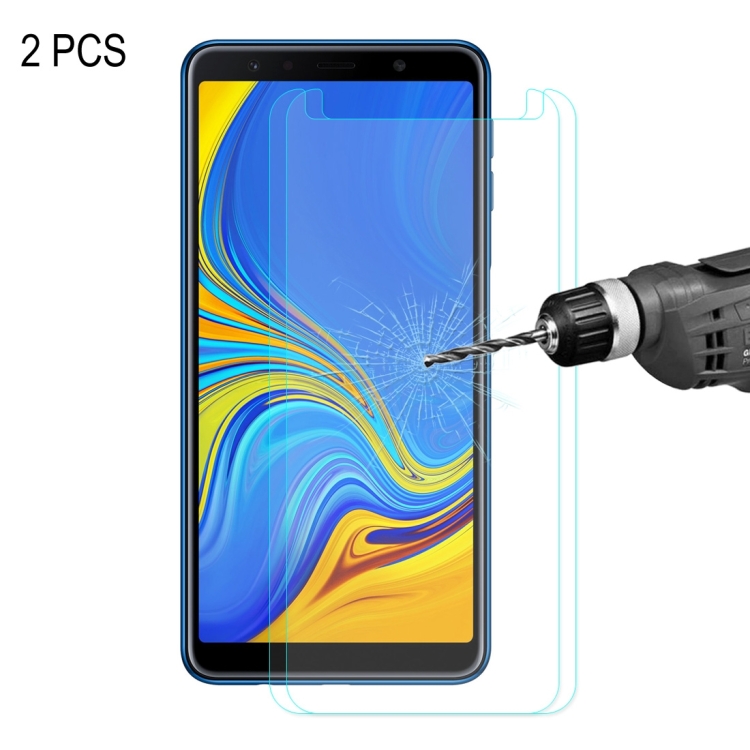 Samsung Galaxy A7 (2018) näytön suojalasi, 2 kpl