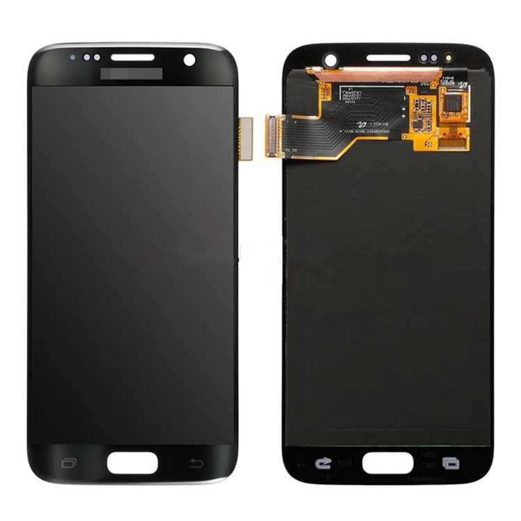 Samsung Galaxy S7 LCD näyttö ja kosketusnäyttö (musta)