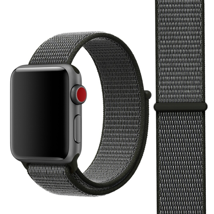 Apple Watch 44 mm kellon ranneke (Musta/Harmaa)