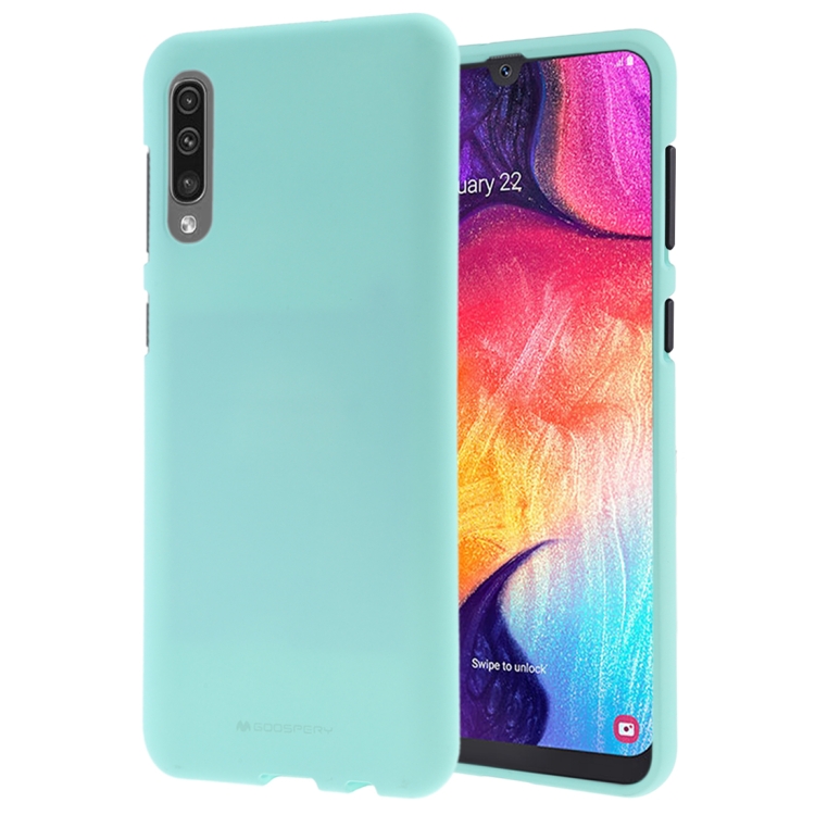 Samsung Galaxy A50 suojakuori (syaani)