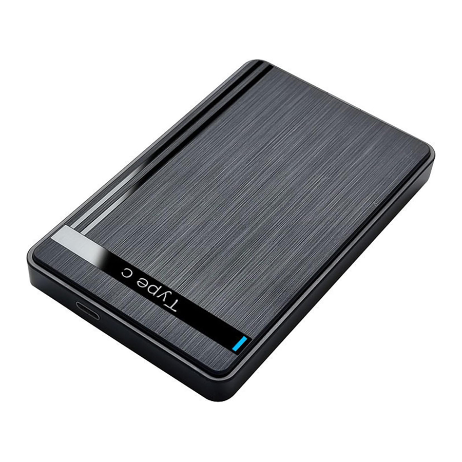Ulkoinen kovalevyn kotelo 2.5" SATA – USB-C (Kiintolevykotelo)