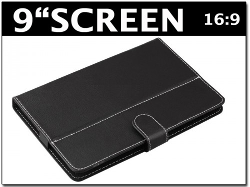 Tablet / eReader 9 tuuman FlipTop nahkainen kotelo