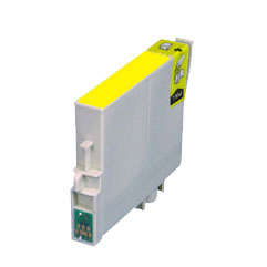 Tarvikekasetti Epson e-554, korvaa T0554 (keltainen) 17ml