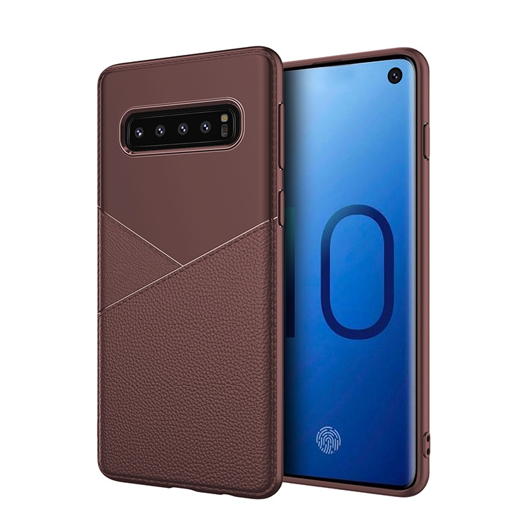 Samsung Galaxy S10 ultra ohut suojakuori (ruskea)