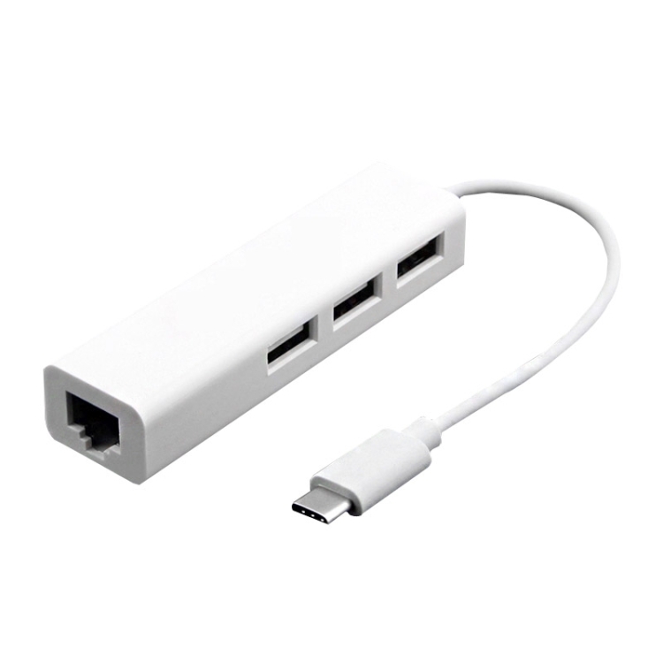 USB-C Gigabit -verkkosovitin ja 3 x USB 3.0 hubi