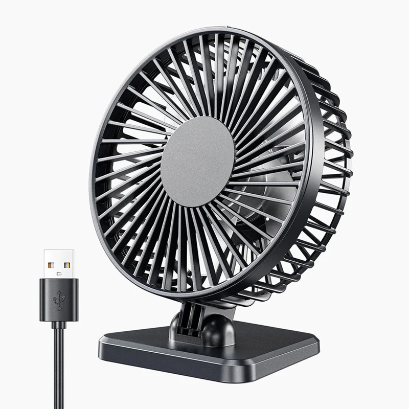 USB-pöytätuuletin – Hiljainen 3-nopeuksinen minituuletin