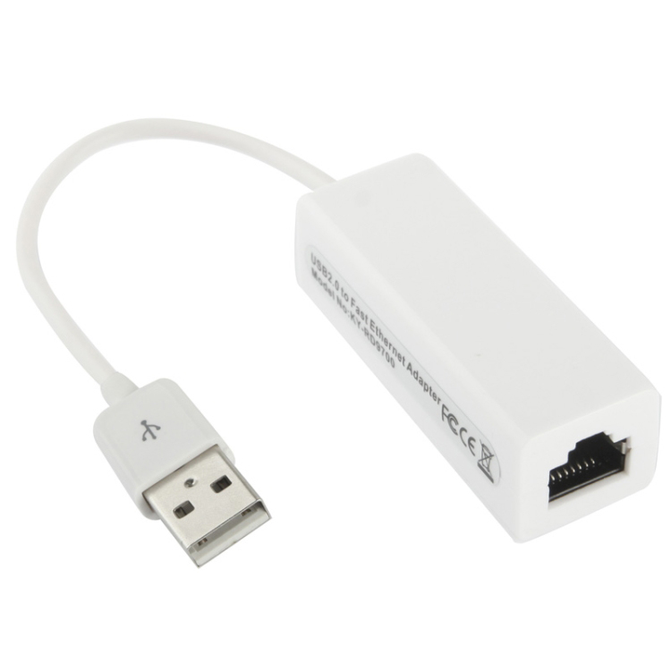 USB 2.0 Gigabit verkkosovitin 100 / 1000