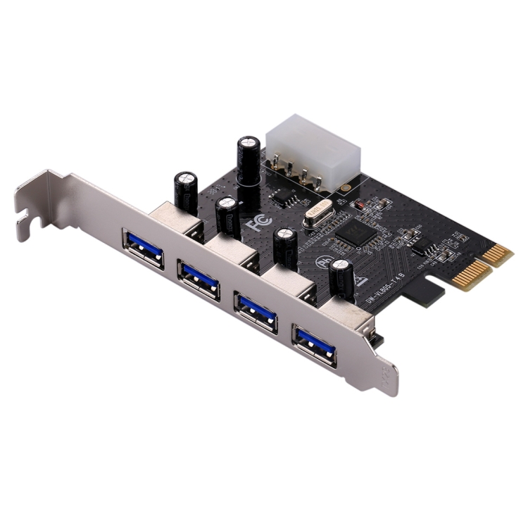 USB 3.0, 4-porttinen PCI-E Express-ohjainkortti 5Gbps