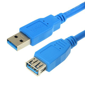 USB 3.0 jatkokaapeli A (naaras) - A (uros) 5m