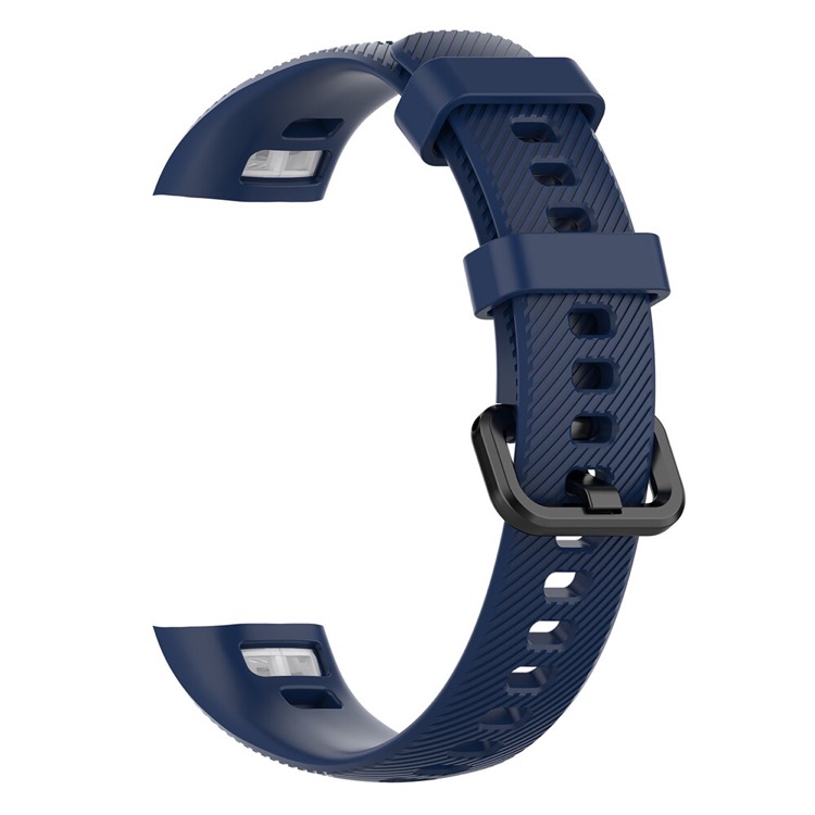Honor Band 4 ja 5 silikoninen rannehihna , tummansininen