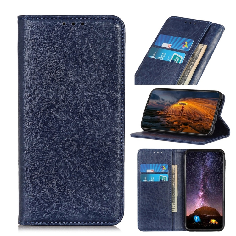 Samsung Galaxy Note10 nahkakotelo (sininen)
