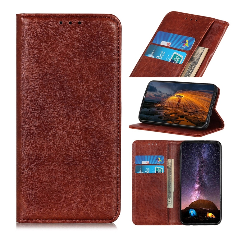 Samsung Galaxy Note10 nahkakotelo (ruskea)