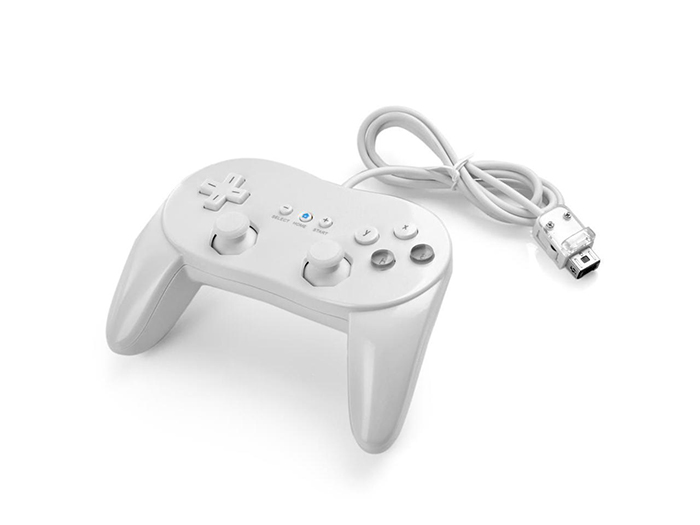 Wii Classic -ohjain (valkoinen)